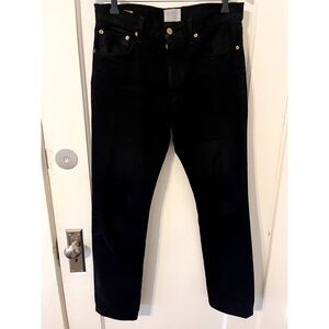 Sid Mashburn Mens Black Button Fly Jeans Denim Size 32x30